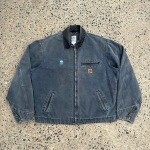 VTG Carhartt J97 PTL Detroit Jacket Blanket Lined Made in USA XL Patch 2004